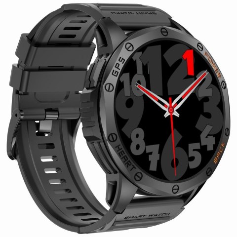 Smartwatch Męski GRAVITY GPS GT24-2 Czarny Pasek Silikonowy + Biały Pasek Silikonowy Smartwatch Męski GRAVITY GPS GT24-2 Czarny Pasek Silikonowy + Biały Pasek Silikonowy
