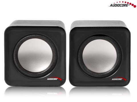 AC870 B 43398 Głośniki komputerowe 6W USB Silver&Black AC870 B 43398 Głośniki komputerowe 6W USB Silver&Black