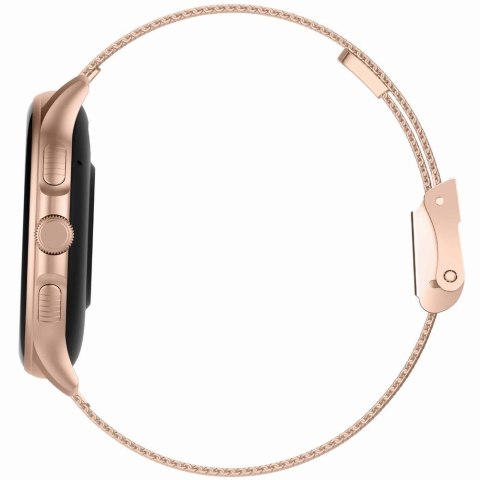 Smartwatch Damski GRAVITY GT12-3 Różowy Pasek Silikonowy + Bransoleta Różowe Złoto Smartwatch Damski GRAVITY GT12-3 Różowy Pasek Silikonowy + Bransoleta Różowe Złoto