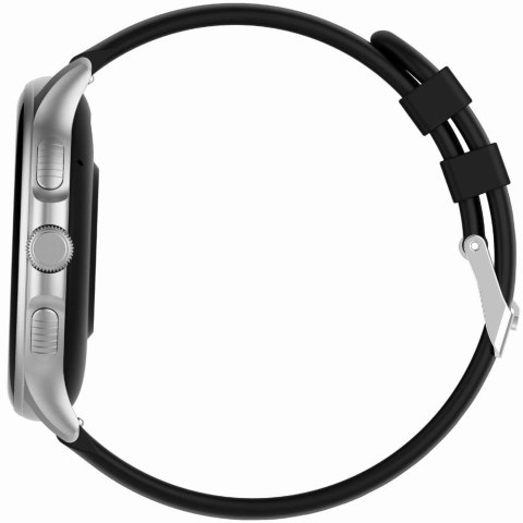 Smartwatch Damski GRAVITY GT12-7 Czarny Pasek Silikonowy + Srebrna Bransoleta Smartwatch Damski GRAVITY GT12-7 Czarny Pasek Silikonowy + Srebrna Bransoleta