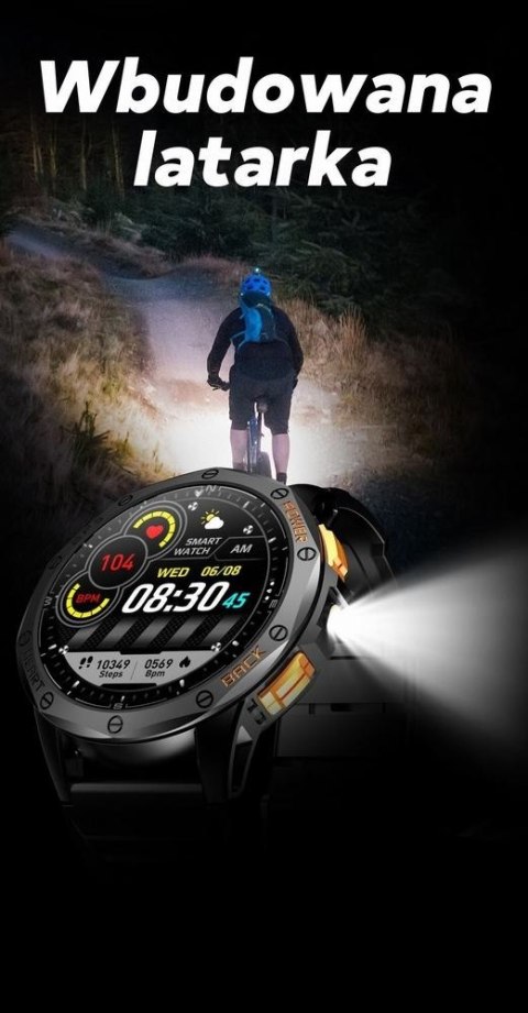 Smartwatch Męski GRAVITY GPS GT24-2 Czarny Pasek Silikonowy + Biały Pasek Silikonowy Smartwatch Męski GRAVITY GPS GT24-2 Czarny Pasek Silikonowy + Biały Pasek Silikonowy