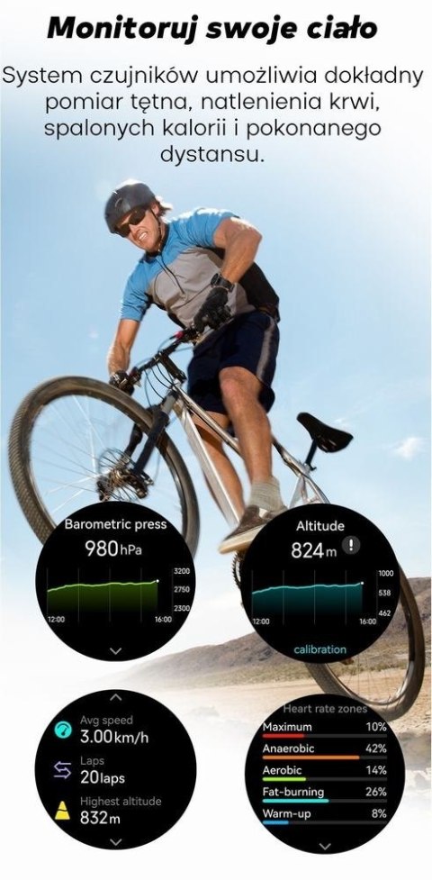 Smartwatch Męski GRAVITY GPS GT24-5 Czarny Pasek Silikonowy + Zielony Pasek Silikonowy Smartwatch Męski GRAVITY GPS GT24-5 Czarny Pasek Silikonowy + Zielony Pasek Silikonowy