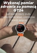 Smartwatch Męski GRAVITY GPS GT24-5 Czarny Pasek Silikonowy + Zielony Pasek Silikonowy Smartwatch Męski GRAVITY GPS GT24-5 Czarny Pasek Silikonowy + Zielony Pasek Silikonowy