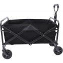Wózek transportowy składany, metalowy, przyczepka ogrodowa 72x47x68-87cm AR07CZ