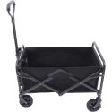 Wózek transportowy składany, metalowy, przyczepka ogrodowa 72x47x68-87cm AR07CZ