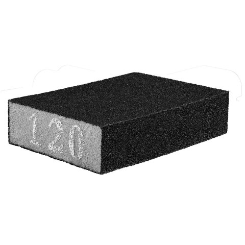 Gąbka ścierna 70 x 25 x 100 mm, K120 Gąbka ścierna 70 x 25 x 100 mm, K120