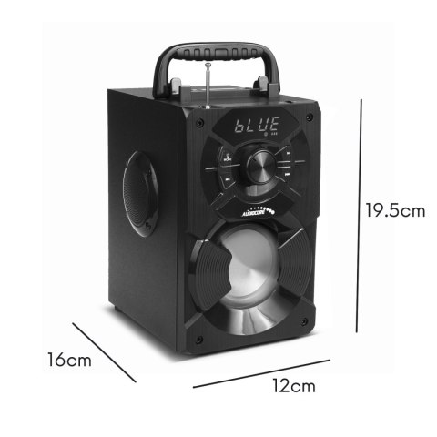 Głośnik przenośny bluetooth Audiocore, radio FM, wejście kart SD/MMC, AUX, USB, pilot, AC730 Głośnik przenośny bluetooth Audiocore, radio FM, wejście kart SD/MMC, AUX, USB, pilot, AC730