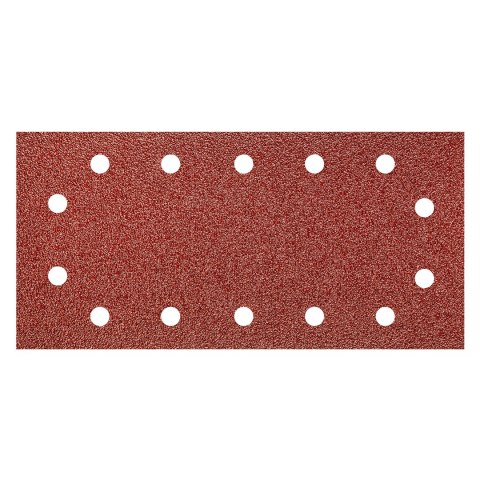 Papier ścierny na rzep 115 x 230 mm, K40, 5 szt., z otworami Papier ścierny na rzep 115 x 230 mm, K40, 5 szt., z otworami