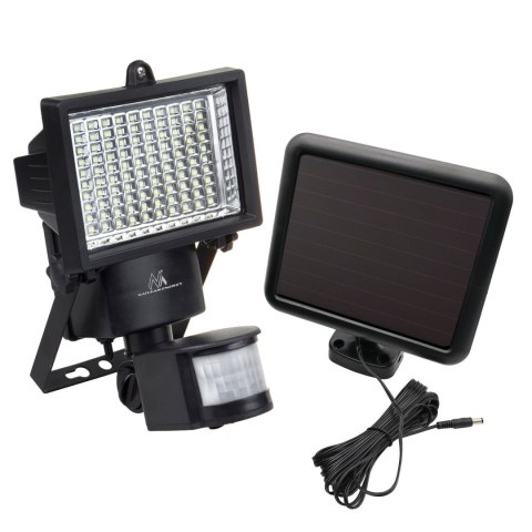Solarny naświetlacz LED z czujnikiem ruchu Maclean Energy IP44, 6W, 360lm, 6000K zimna biała, akumulator Li-ion 2400 mAh, 5,5V D Solarny naświetlacz LED z czujnikiem ruchu Maclean Energy IP44, 6W, 360lm, 6000K zimna biała, akumulator Li-ion 2400 mAh, 5,5V D