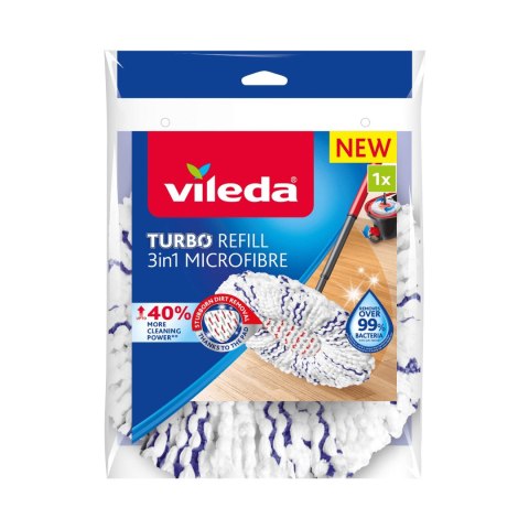 Wkład do mopa obrotowego Vileda Turbo 3w1 Microfibre Wkład do mopa obrotowego Vileda Turbo 3w1 Microfibre