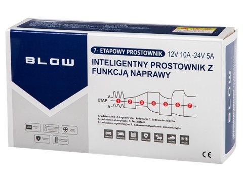 58-683# Prostownik automatyczny 12v/10a-24v/5a blow 58-683# Prostownik automatyczny 12v/10a-24v/5a blow