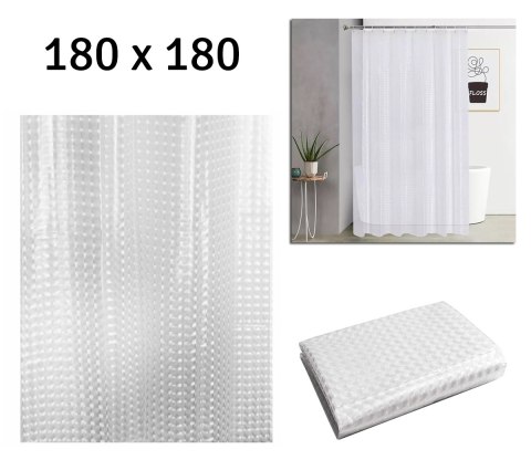AG655D Zasłona prysznicowa 180x180cm AG655D Zasłona prysznicowa 180x180cm