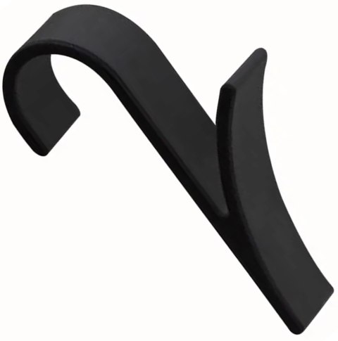 AG928A Haczyk na grzejnik łazienkowy black AG928A Haczyk na grzejnik łazienkowy black