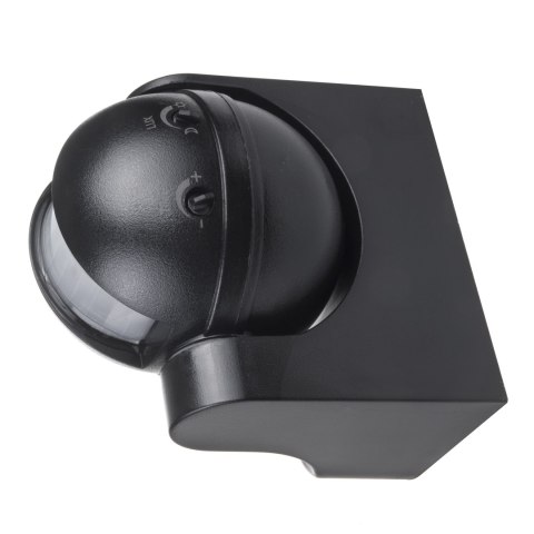 Czujnik ruchu PIR Maclean, na podczerwień, IP44, czarny, zasięg 12m, max. obciążenie 800/1200W, MCE358 B Czujnik ruchu PIR Maclean, na podczerwień, IP44, czarny, zasięg 12m, max. obciążenie 800/1200W, MCE358 B