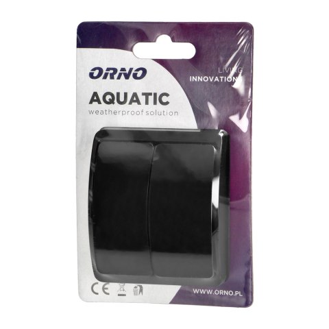 Łącznik świecznikowy n/t AQUATIC, IP44, czarny Łącznik świecznikowy n/t AQUATIC, IP44, czarny