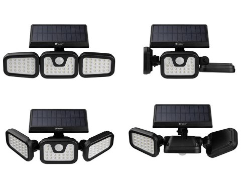 Reflektor solarny LED z czujnikiem ruchu TRACER SATURN Reflektor solarny LED z czujnikiem ruchu TRACER SATURN
