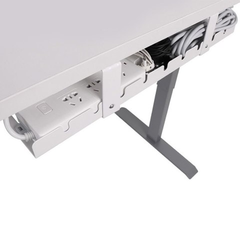 DA263A Organizer na kable pod biurko blat biały DA263A Organizer na kable pod biurko blat biały