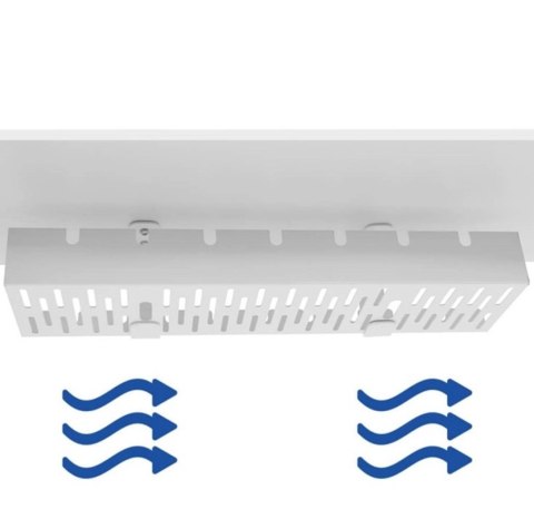 DA263A Organizer na kable pod biurko blat biały DA263A Organizer na kable pod biurko blat biały