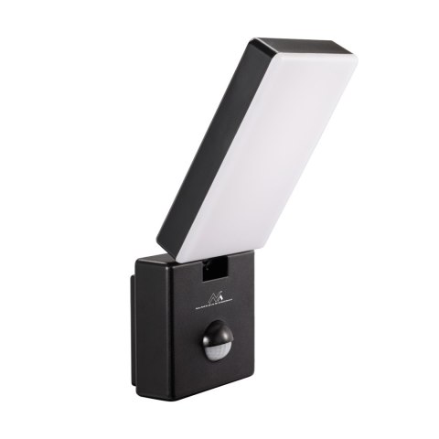 Lampa LED z czujnikiem ruchu Maclean, czujnik ruchu PIR, kolor czarny, 10W, IP65, 800lm, barwa neutralna biała (4000K) MCE516 B Lampa LED z czujnikiem ruchu Maclean, czujnik ruchu PIR, kolor czarny, 10W, IP65, 800lm, barwa neutralna biała (4000K) MCE516 B