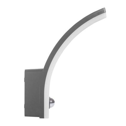 Lampa LED z czujnikiem ruchu Maclean, czujnik ruchu PIR, kolor szary, 20W, IP65, 2000lm, barwa neutralna biała (4000K) MCE512 GR Lampa LED z czujnikiem ruchu Maclean, czujnik ruchu PIR, kolor szary, 20W, IP65, 2000lm, barwa neutralna biała (4000K) MCE512 GR