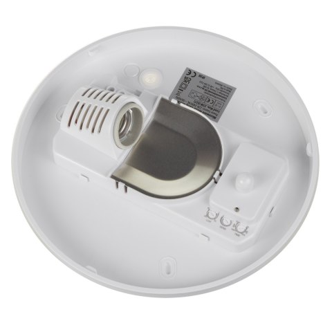 Sufitowa lampa 1xE27 z czujnikiem Maclean, czujnik mikrofalowy, klosz PMMA, max. obciążenie 25W, IP20, MCE309 Sufitowa lampa 1xE27 z czujnikiem Maclean, czujnik mikrofalowy, klosz PMMA, max. obciążenie 25W, IP20, MCE309