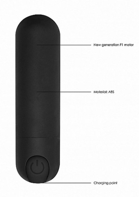 10 Speed Rechargeable Bullet - Black 10 Speed Rechargeable Bullet - Black