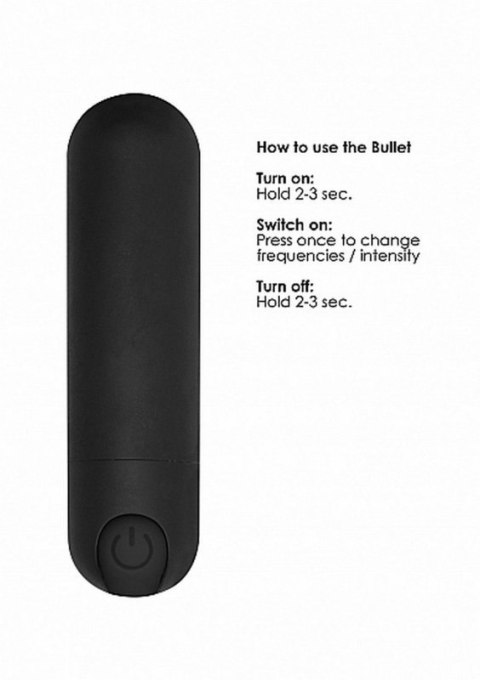 10 Speed Rechargeable Bullet - Black 10 Speed Rechargeable Bullet - Black