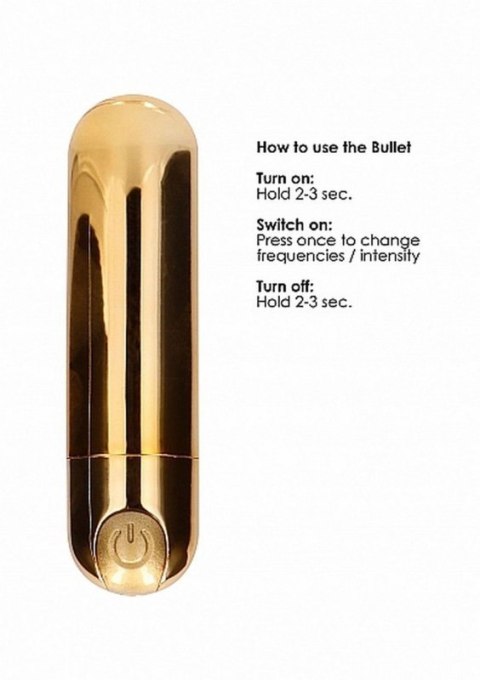 10 Speed Rechargeable Bullet - Gold 10 Speed Rechargeable Bullet - Gold