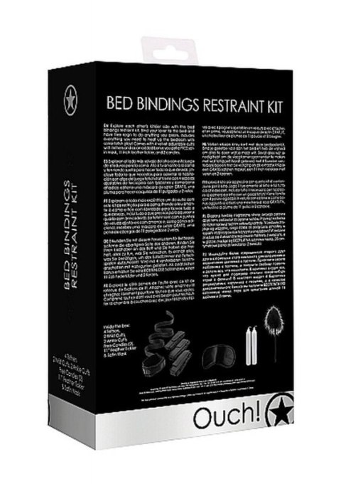 Bed Bindings Restraint Kit - Black Bed Bindings Restraint Kit - Black