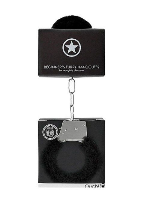Beginner""s Handcuffs Furry - Black Beginner""s Handcuffs Furry - Black