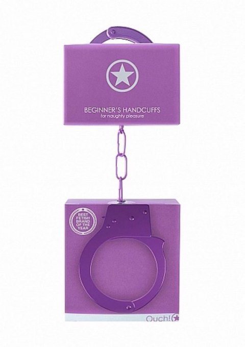 Beginner""s Handcuffs - Purple Beginner""s Handcuffs - Purple