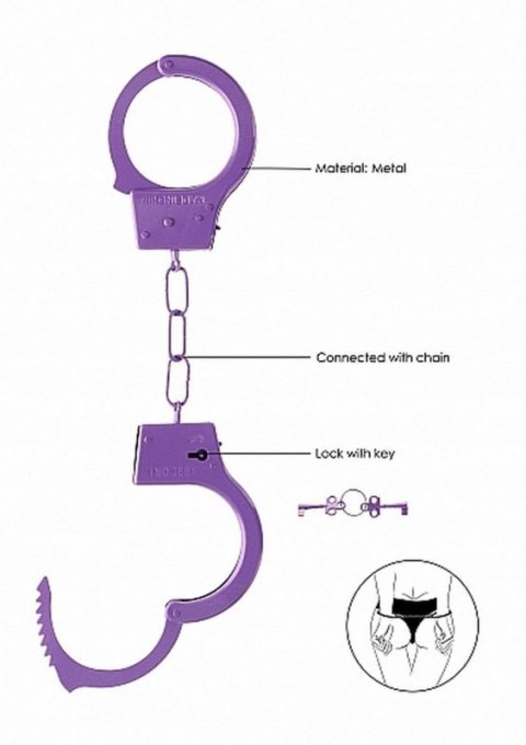 Beginner""s Handcuffs - Purple Beginner""s Handcuffs - Purple