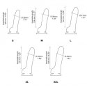 SLIDING SKIN REALISTIC DILDO VANILLA XL