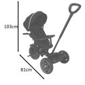 ROWEREK TRÓJKOŁOWY TRIKE FIX ELITE OBROTOWY CZARNY
