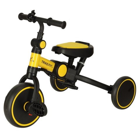 ROWEREK TRÓJKOŁOWY TRIKE FIX V4 ŻÓŁTO-CZARNY Z DASZKIEM ROWEREK TRÓJKOŁOWY TRIKE FIX V4 ŻÓŁTO-CZARNY Z DASZKIEM