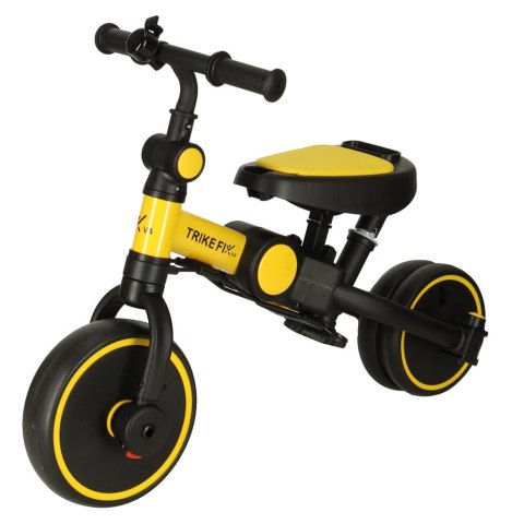 ROWEREK TRÓJKOŁOWY TRIKE FIX V4 ŻÓŁTO-CZARNY Z DASZKIEM ROWEREK TRÓJKOŁOWY TRIKE FIX V4 ŻÓŁTO-CZARNY Z DASZKIEM