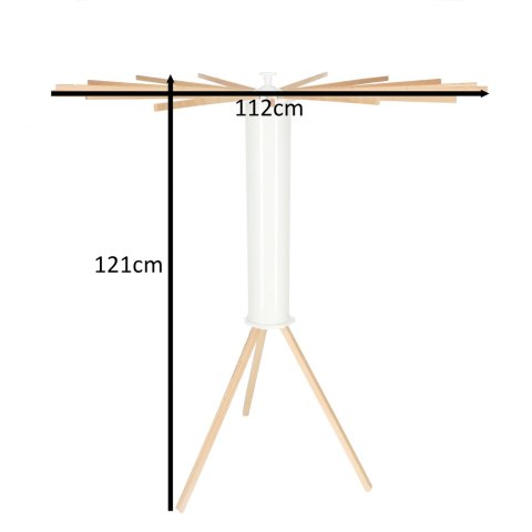 SUSZARKA NA PRANIE BIELIZNĘ STOJĄCA PIONOWA SKŁADANY STOJAK NA UBRANIA 112 X 112 CM SUSZARKA NA PRANIE BIELIZNĘ STOJĄCA PIONOWA SKŁADANY STOJAK NA UBRANIA 112 X 112 CM