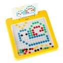 TABLICA MAGNETYCZNA MONTESSORI MOZAIKA KOLOROWE KROPKI ŻÓŁTA 26 X 26 CM