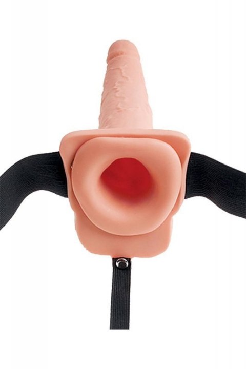 FETISH FANTASY SERIES 7 INCH SQUIRTING HOLLOW STRAP-ON LIGHT FETISH FANTASY SERIES 7 INCH SQUIRTING HOLLOW STRAP-ON LIGHT