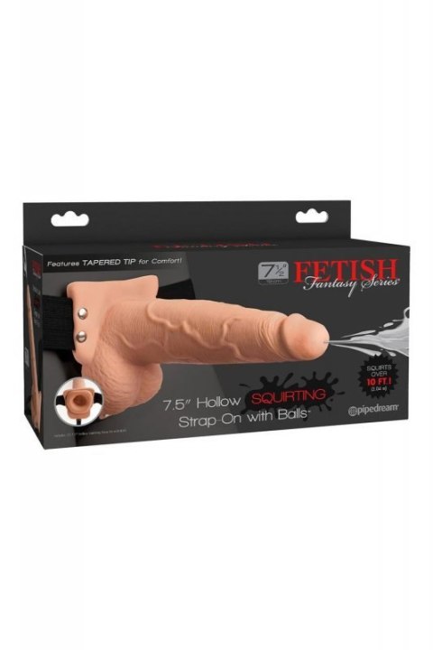 FETISH FANTASY SERIES 7 INCH SQUIRTING HOLLOW STRAP-ON LIGHT FETISH FANTASY SERIES 7 INCH SQUIRTING HOLLOW STRAP-ON LIGHT