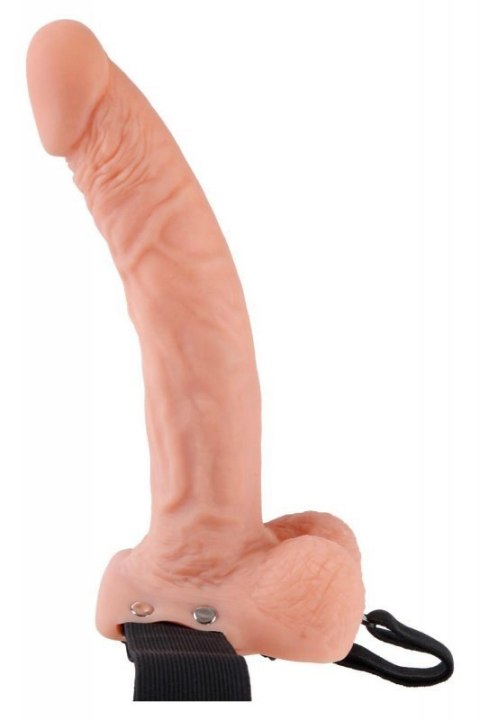 FETISH FANTASY SERIES 9 INCH HOLLOW STRAP-ON WITH BALLS LIGHT FETISH FANTASY SERIES 9 INCH HOLLOW STRAP-ON WITH BALLS LIGHT