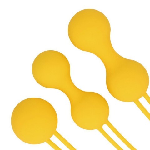 Kegel Ball Exercise Set - Lemonade Yellow Kegel Ball Exercise Set - Lemonade Yellow