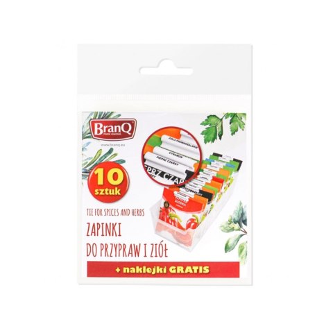 Komplet 10 zapinek BranQ Komplet 10 zapinek BranQ
