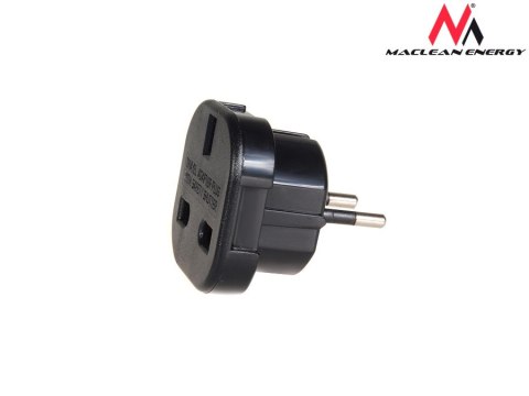 MCE72 Adapter gniazdo UK na wtyk EU czarny MCE72 Adapter gniazdo UK na wtyk EU czarny
