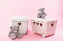 Pojemnik na zabawki 55L BranQ Teddy biały