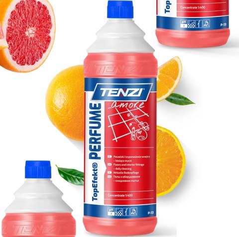TENZI Top Efekt Perfume AMORE czerwony - Płyn do mycia posadzek i pielęgnacji - Zapachowy - 1L TENZI Top Efekt Perfume AMORE czerwony - Płyn do mycia posadzek i pielęgnacji - Zapachowy - 1L