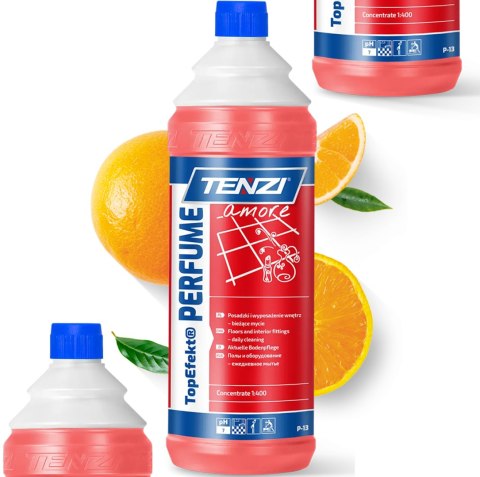 TENZI Top Efekt Perfume AMORE czerwony - Płyn do mycia posadzek i pielęgnacji - Zapachowy - 1L TENZI Top Efekt Perfume AMORE czerwony - Płyn do mycia posadzek i pielęgnacji - Zapachowy - 1L