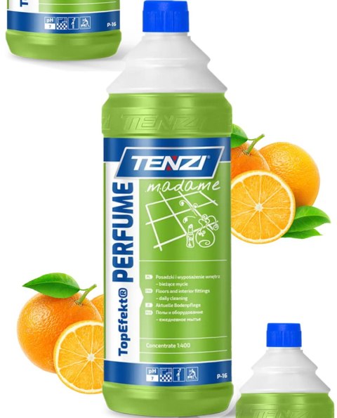 TENZI Top Efekt Perfume MADAME zielony - Płyn do mycia posadzek i pielęgnacji - Zapachowy - 1L TENZI Top Efekt Perfume MADAME zielony - Płyn do mycia posadzek i pielęgnacji - Zapachowy - 1L