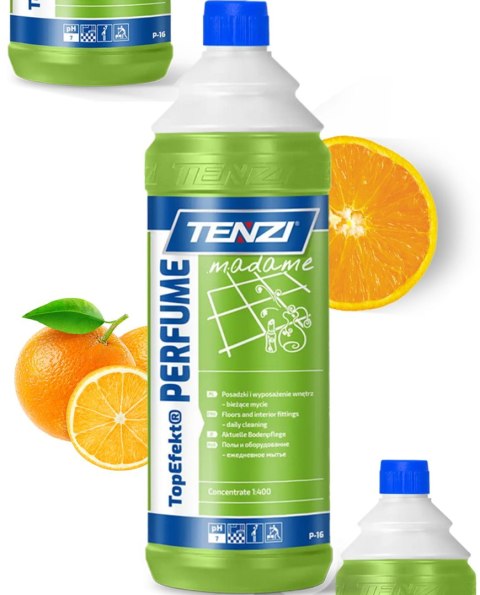 TENZI Top Efekt Perfume MADAME zielony - Płyn do mycia posadzek i pielęgnacji - Zapachowy - 1L TENZI Top Efekt Perfume MADAME zielony - Płyn do mycia posadzek i pielęgnacji - Zapachowy - 1L