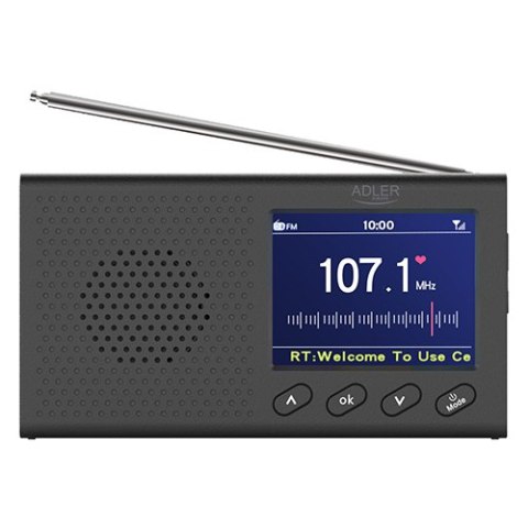 AD 1198 Radio przenośne - lcd - fm - bluetooth - zegar AD 1198 Radio przenośne - lcd - fm - bluetooth - zegar